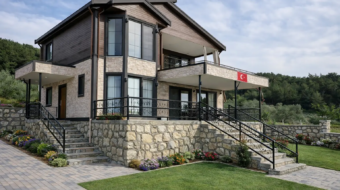 prefabrik çelik villa ev